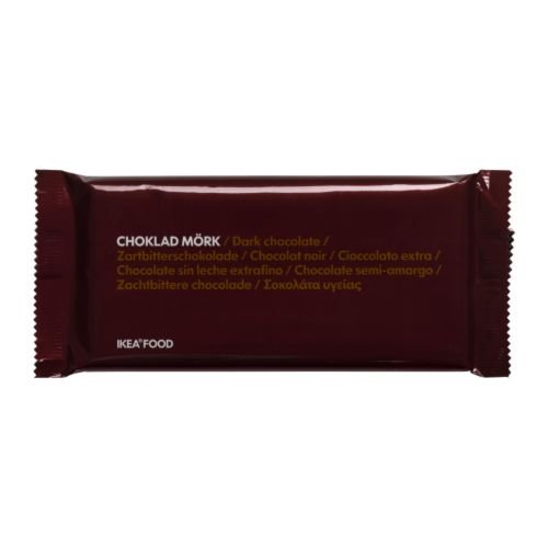 CHOKLAD MÖRK Keserű csokoládé Súly: 100 gr  